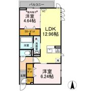ブランエール白鳥の間取り画像