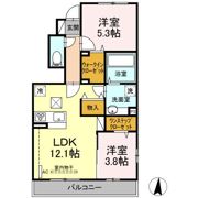 グランフォレストⅢの間取り画像