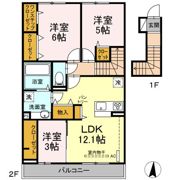 グランフォレストⅢの間取り画像
