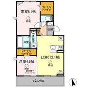 Forest Garden河尻の間取り画像