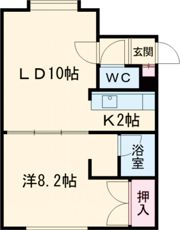 リゴン・アームスの間取り画像