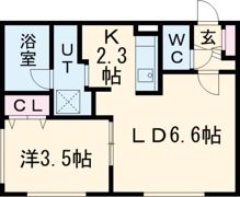 Tiberina中の島(ティベリーナ)の間取り画像