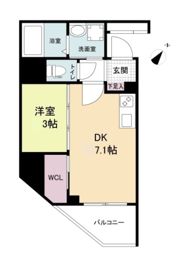 セレニテ神戸元町クレアの間取り画像
