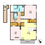 サンシャイン道野辺中央 Aの間取り画像