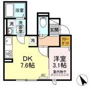 エクセリア高砂の間取り画像