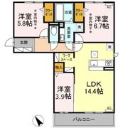 ルミエール Aの間取り画像