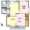 ディアオークの間取り画像