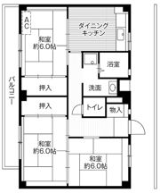 ビレッジハウス善部3号棟の間取り画像
