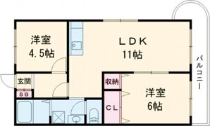 レオハイム春日山の間取り画像