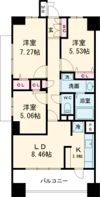 パークホームズ刈谷サザンゲートウエストの間取り画像