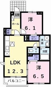 アンジュの間取り画像