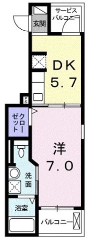 カシータ テラス 湘南の間取り画像