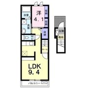 グリシーヌ・中村町の間取り画像