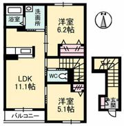シャーメゾン晟の間取り画像