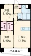 THE SQUARE Glory Residenceの間取り画像