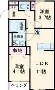 ラ・メリーナの間取り画像