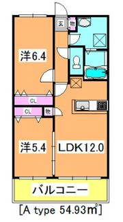 アーペブローネ上志津の間取り画像