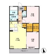 スマイルコート 6番館の間取り画像