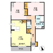 ボナール酒井根 Ⅰ号棟の間取り画像
