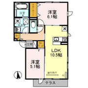 サンシャイン喜連の間取り画像