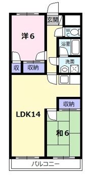 ファミリータウンむらたの間取り画像