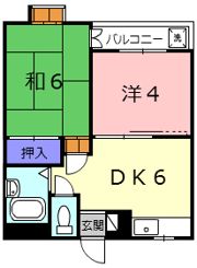 シティパレス三条大宮P－2の間取り画像