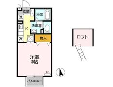 セジュール学園通の間取り画像