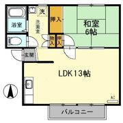 レジデンスボナール Iの間取り画像
