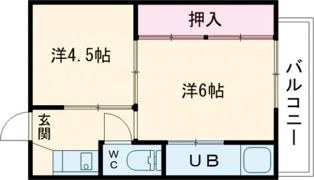 ビレッジハウス上田1号棟の間取り画像
