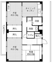 ビレッジハウス阿久和2号棟の間取り画像