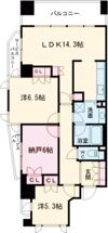 アーバネックス三宮磯辺通の間取り画像