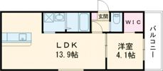 N51APARTMENT桑名の間取り画像