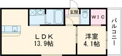 N51APARTMENT桑名の間取り画像