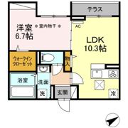 グランドゥール K 八乙女の間取り画像