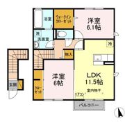 ヴァンベールの間取り画像