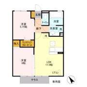 アネシス Aの間取り画像