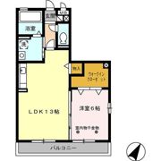 グリーンテラス Aの間取り画像