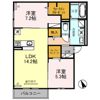 Maison de Espoir万代の間取り画像