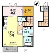 メルベーユの間取り画像