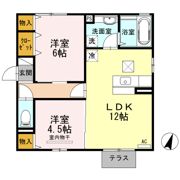 ボヌール千田 A棟の間取り画像