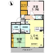 ビエント A棟の間取り画像