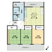 日商岩井弥生マンションの間取り画像