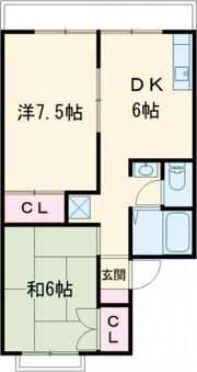 セジュール松室の間取り画像