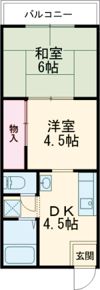 スイートム塚原の間取り画像