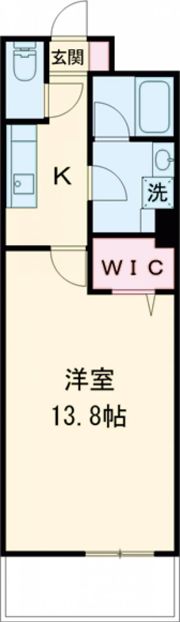 RESIDENCE Hill East河渡の間取り画像