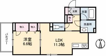 シャーメゾンステージ宇品東の間取り画像