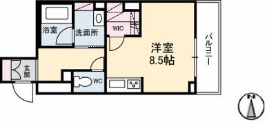 シャーメゾンステージ宇品東の間取り画像
