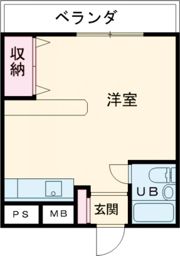 コーポ・ボヌール厚の間取り画像