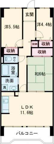 東加古川ハイタウンC棟の間取り画像