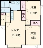 AAAε（イプシロン）の間取り画像